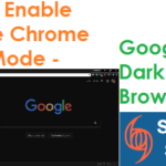 Google chrome night mode