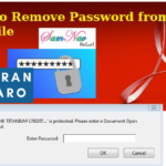 How to Remove Password from PDF files