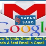 How to Undo Gmail