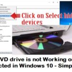 CD DVD drive is not Working