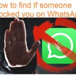 someone blocked you on WhatsApp