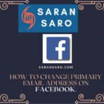 Change Primary Email Address on Facebook