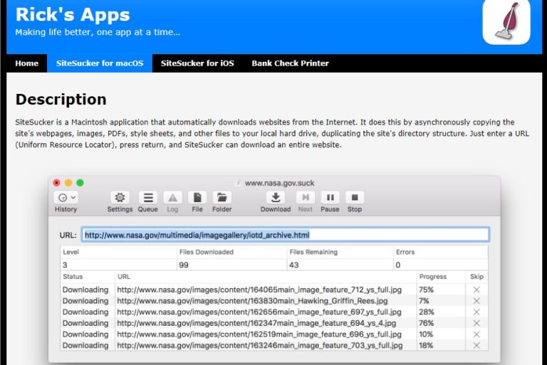 SiteSucker Pro download the new version for mac