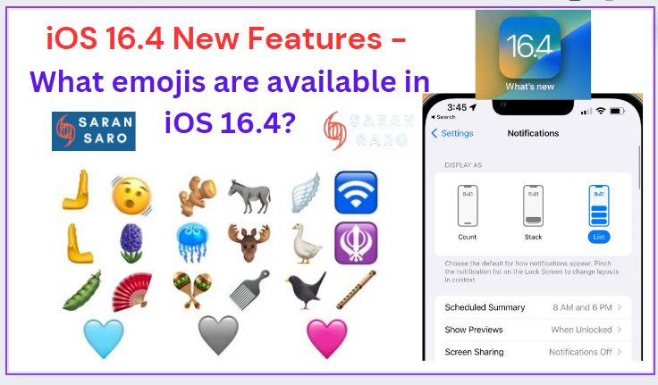 iOS 16.4 new features