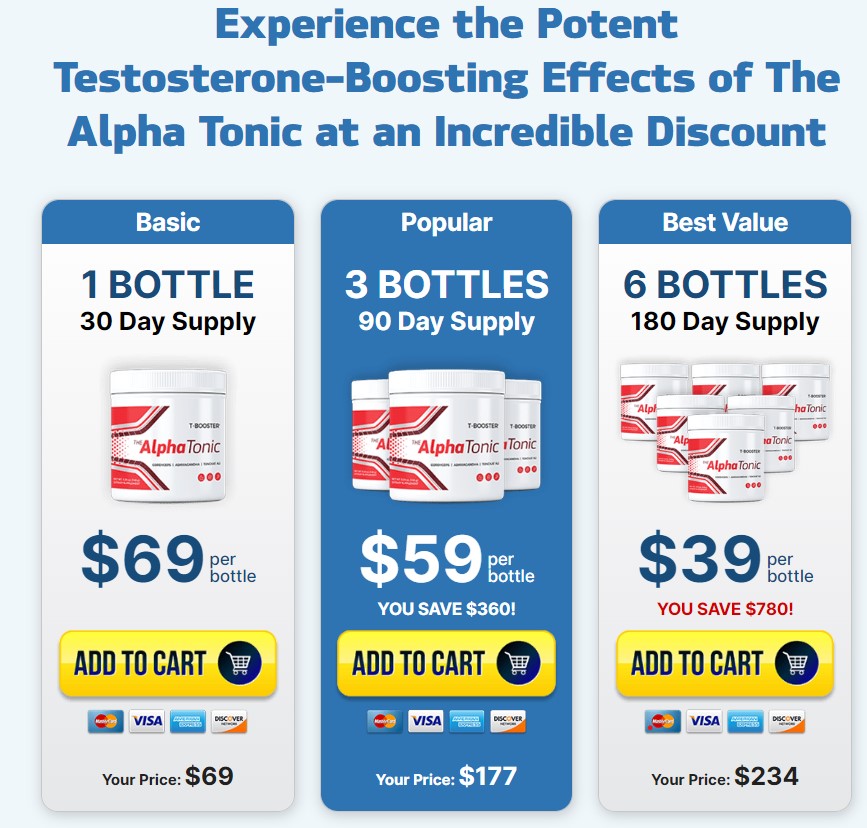 Alpha tonic price
