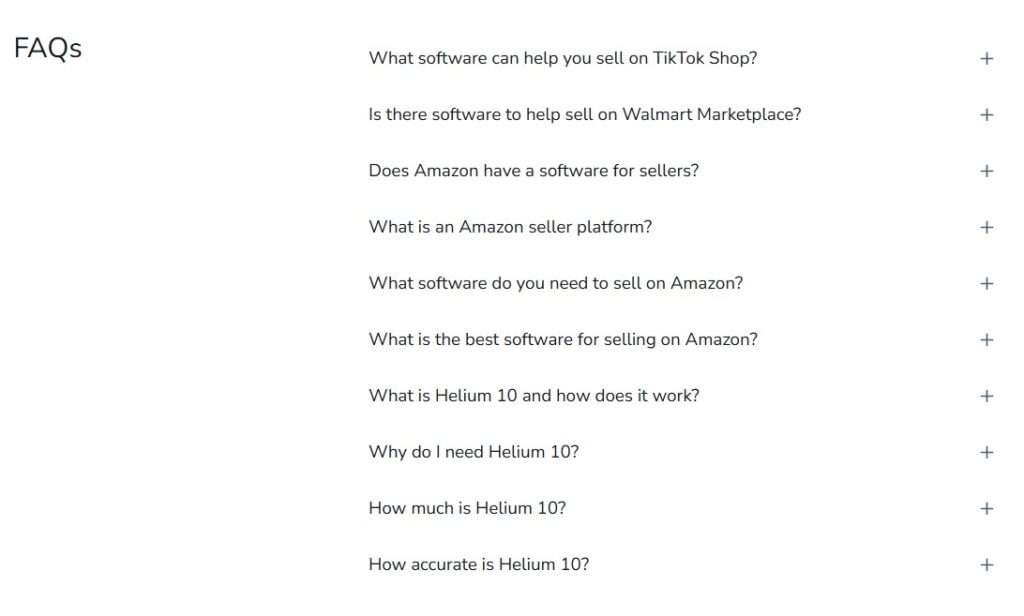Helium 10 faq