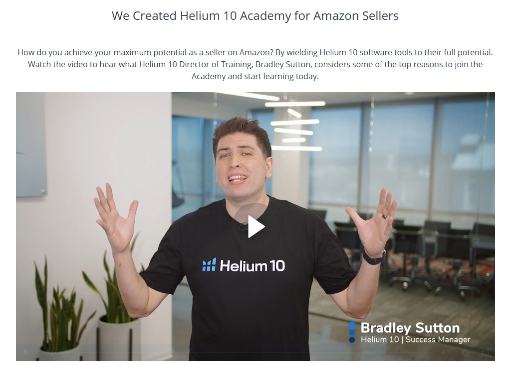 Helium 10 Academy for Amazon Sellers